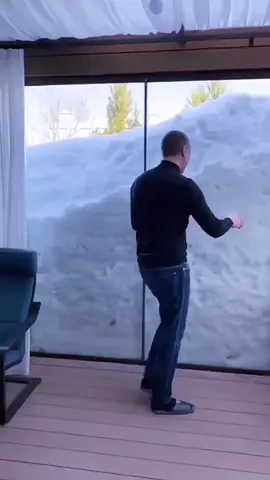 Very interesting snow removal #snow #satisfying#asmr#fyp#oddlysatisfying#icecream #ice 