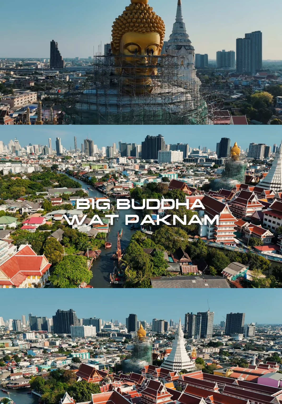 Big Buddha Wat Paknampasicharoen |Bangkok #travel #afar #vacation #vacation #sea #vacation #bkk #bangkok #watpaknam #amazing #cnntravel #afar #travel #viajar #amazing 