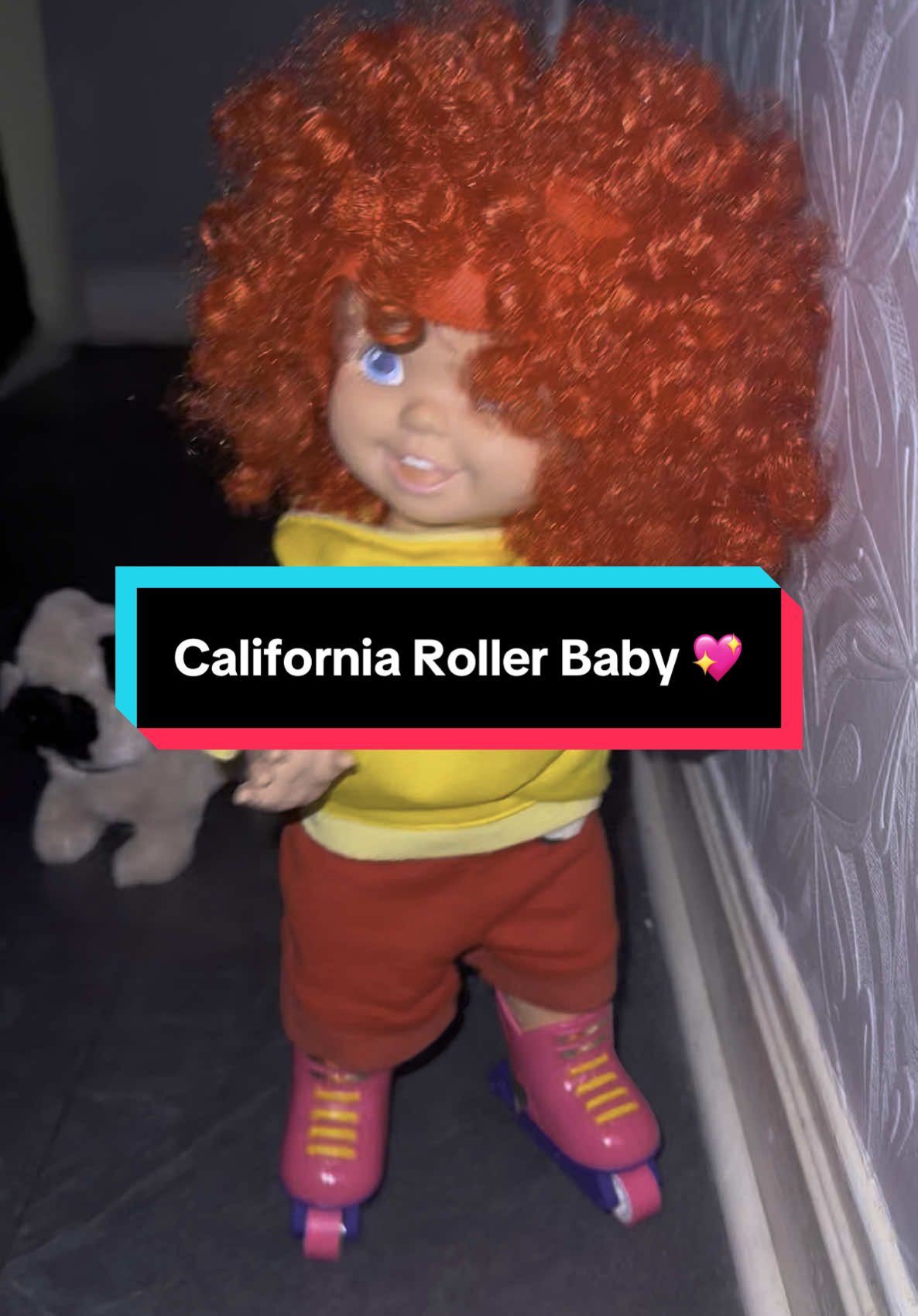 1990s California Roller Baby doll ✨💖 #dolls #clown #circus #dog #weird #fyp #foryouu #foru #oldtoys #90s #1990s #retro 