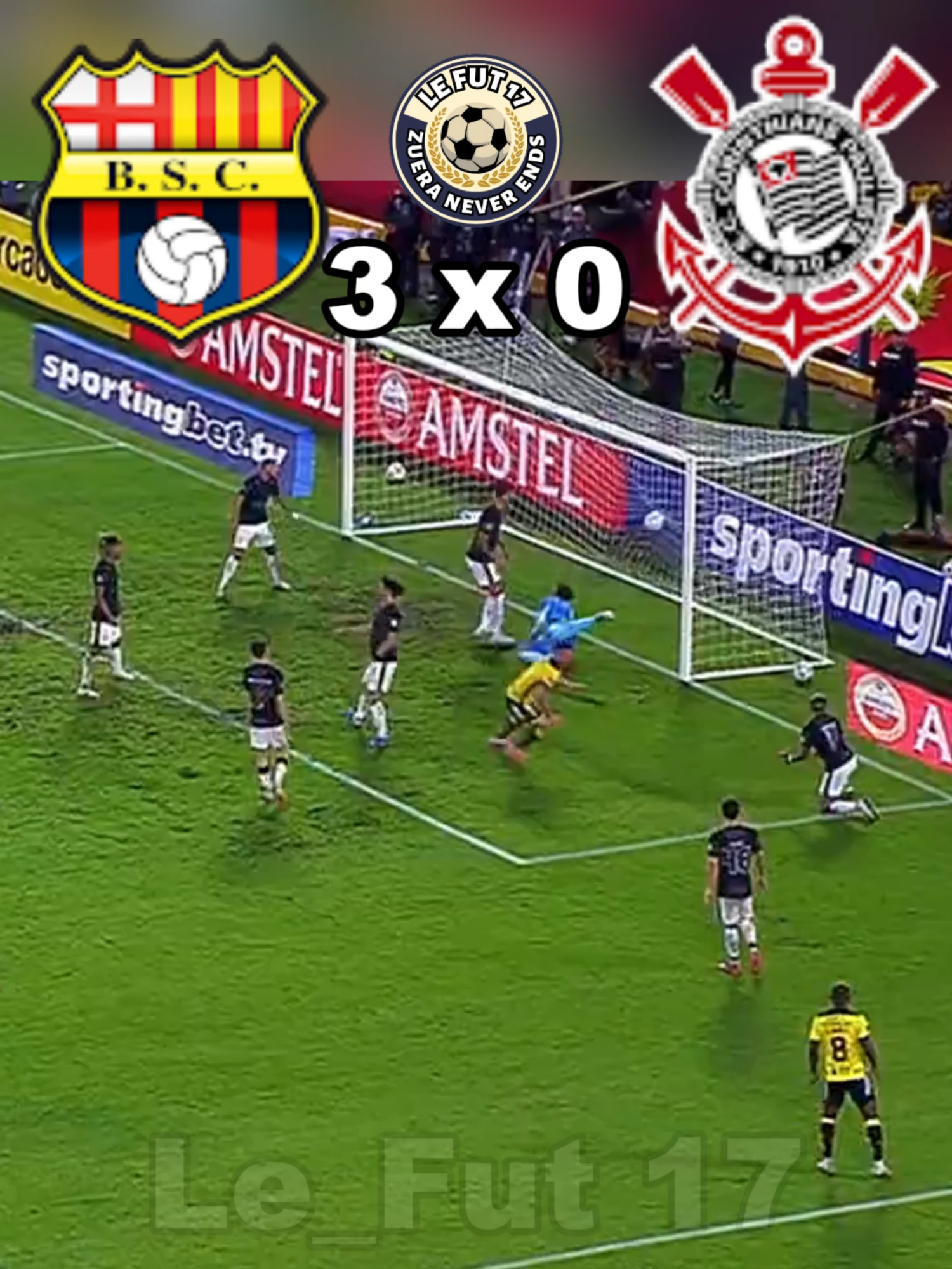 barcelona sc x corinthians #futebol #barcelonasc #corinthians #timao #bandodeloucos #gavioesdafiel #fut #futbol⚽️ #futeboldazueira #videoviral 