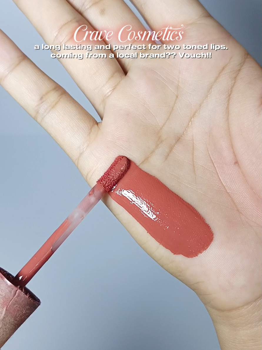 LITERALLY?? ANG GANDA NETO!!🤭💗 #cravecosmetics #lippie #recommendations #twotonedlips 