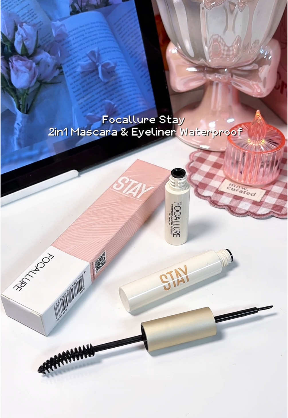 Waterproof Mascara & Eyeliner 2in1 @Focallure Indonesia 😱 anti ribet dan simple kalau buat travel gak penuh
