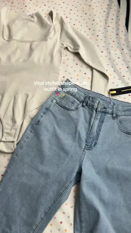 #shapewear #jumpsuit #OOTD #spring #thatgirl #spotlight #tiktokshopholidayhaul #comfy 