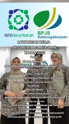 Loker Terbaru BPJS Ketenagakerjaan  #loker  #lowongankerja  #lokerblog  #bpjs  #bpjsketenagakerjaan  #lokerbpjs  #lowonganbpjs  #bpjsketenagakerjaan2025  #jakartakeras  #tiktokberita  #fypage  #untukmu 