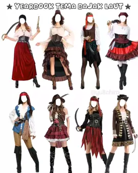 #yearbook #bajaklaut #piratesofthecaribbean #pirates #pirate #kostum #bajuyearbook #fyp #foryoupage #xyzabc 