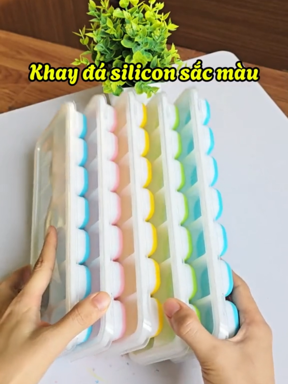 🧊 Làm Đá, Làm Thạch Siêu Dễ Với Khay Đá Silicon Có Nắp Đậy 🍓 #khaydasilicon #dogiadungthongminh 🧊 Khay Đá Silicon Có Nắp Đậy: Dẻo Dai, Lấy Đá Cực Dễ, Làm Thạch, Kem Tuyệt Vời! ✨ Bạn có 
