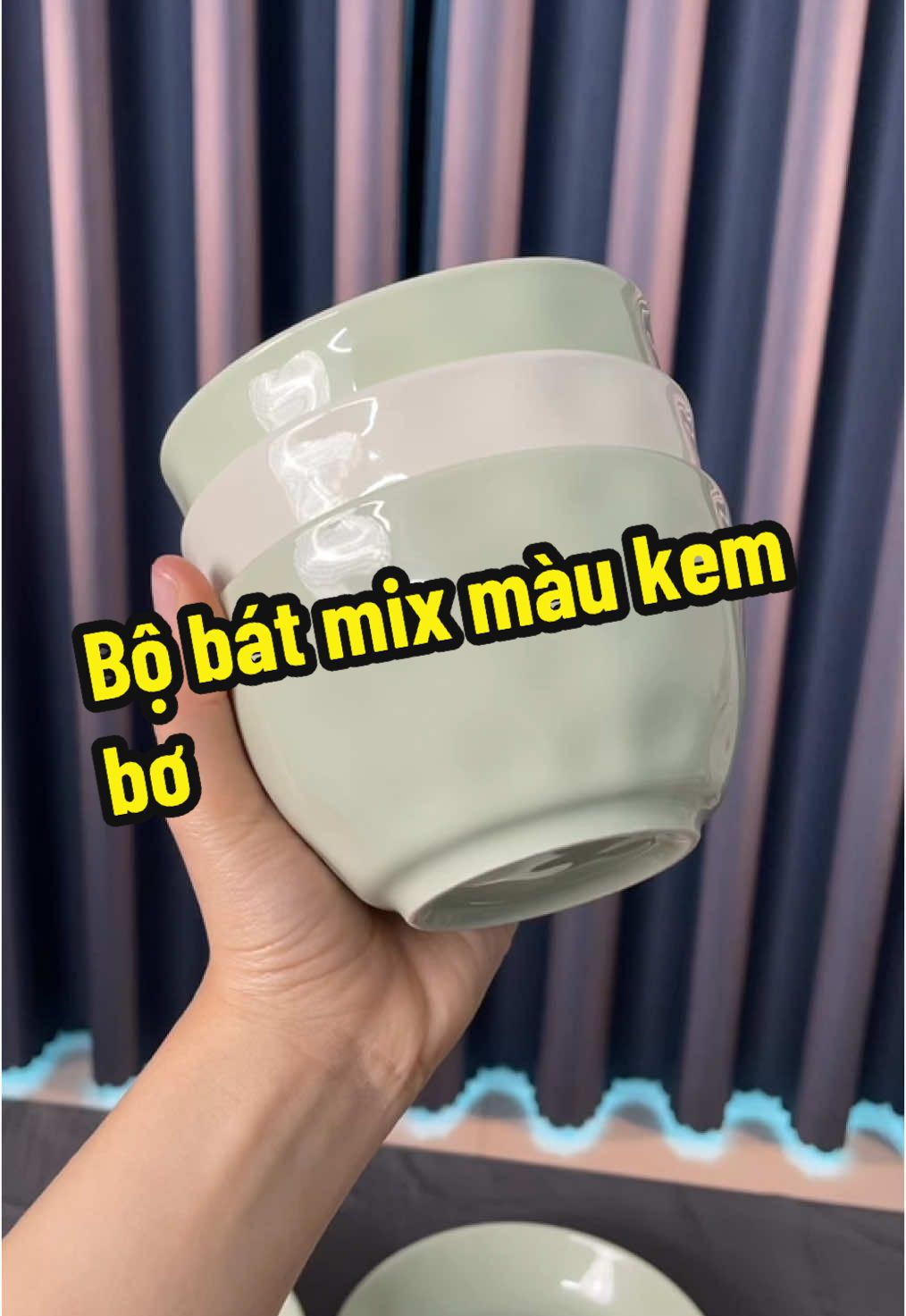 Bộ bát đĩa mx màu kem bơ #xuhuong #Senno #gomsusenno #bobatmixmaukembo #kembo 