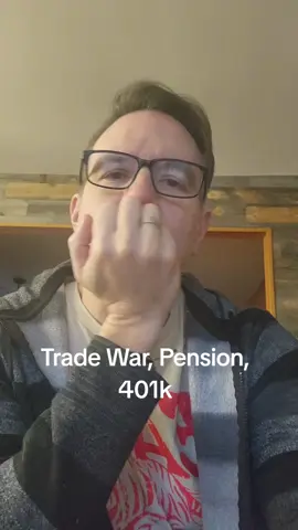 Where are the protections for small investors who rely on the market for their retirement? DJT started a trade war for no good reason, and now our retirement plans will pay the price.  #401k #pension #tradewar #volitility #tariff #retirement #retirementplanning 