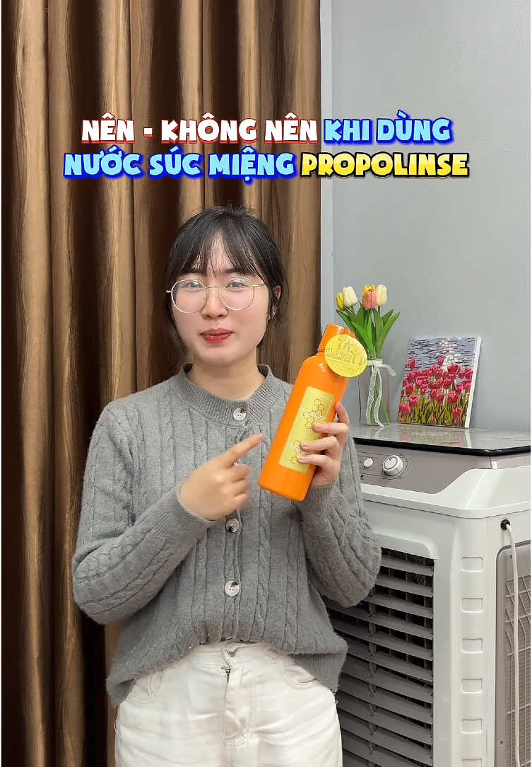 Nên và không nên khi dùng nước súc miệng Propolinse #diemquynhcosmetics #nuocsucmiengpropolins 
