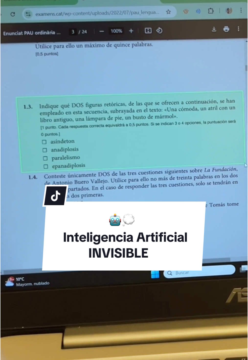 🎓 IA en tus trabajos, pero sin que nadie lo note 🤫 ¿Necesitas ayuda con tus presentaciones, exámenes o trabajos, pero temes que te pillen usando IA? TryHiding es la herramienta definitiva para usar inteligencia artificial de forma discreta, sin que nadie lo detecte en una videollamada. 💻 Comparte pantalla sin miedo: La IA queda oculta mientras tú ves toda la info. 📚 Resuelve exámenes y trabajos sin que se note. ⚡ Rápido, seguro y efectivo. 🔍 ¿Quién dijo que la IA no puede ser tu mejor aliada? Descubre TryHiding y lleva tus estudios al siguiente nivel. 🚀 #TryHiding #InteligenciaArtificial #studyhacks #hacksestudiantes #examentips #IAParaEstudiantes #productivityhacks 