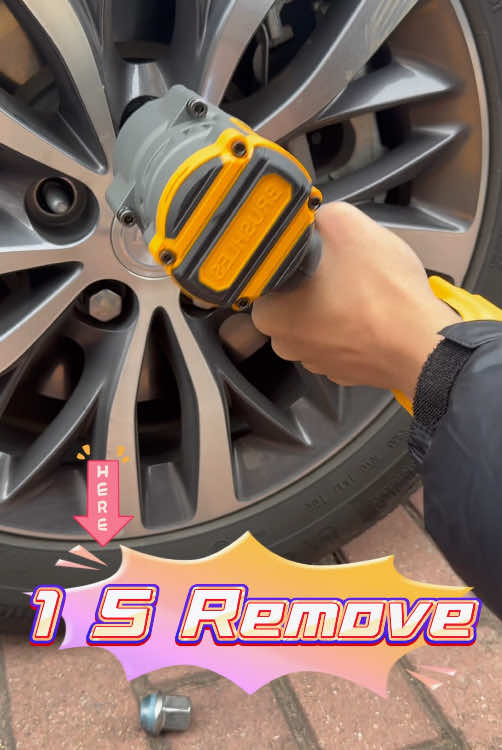 1000N.m Cordless Impact Wrench with 2*Batteries🔧Limited Time Deal⚡#impactwrench #toolkit #powertools #toolset #hometools #wrench 