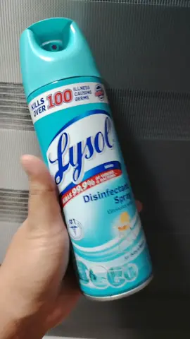 Disinfectant Spray for baby's room from ng Lysol😁