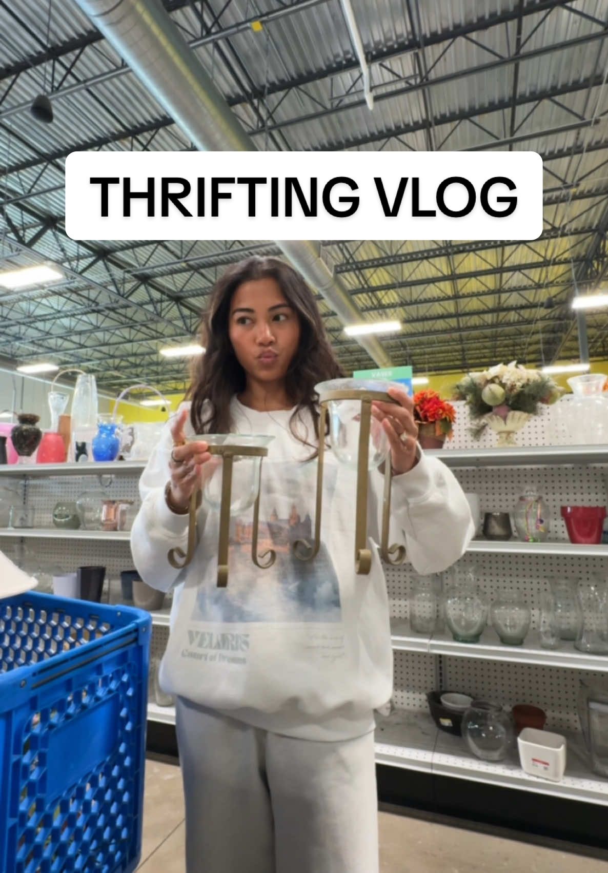 okay but i’m so excited for these finds!!! 😆 #thrifthaul #thriftfinds #Vlog 
