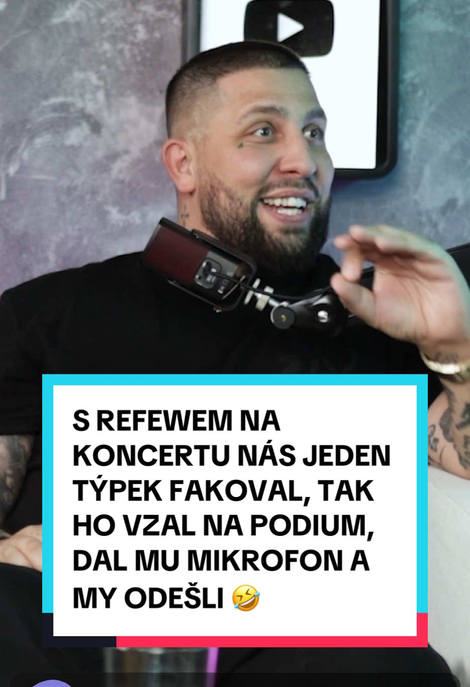 S REFEWEM NA KONCERTU NÁS JEDEN TÝPEK FAKOVAL, TAK HO VZAL NA PODIUM, DAL MU MIKROFON A MY ODEŠLI 🤣 celá epizoda na Hype-Cast YouTube!