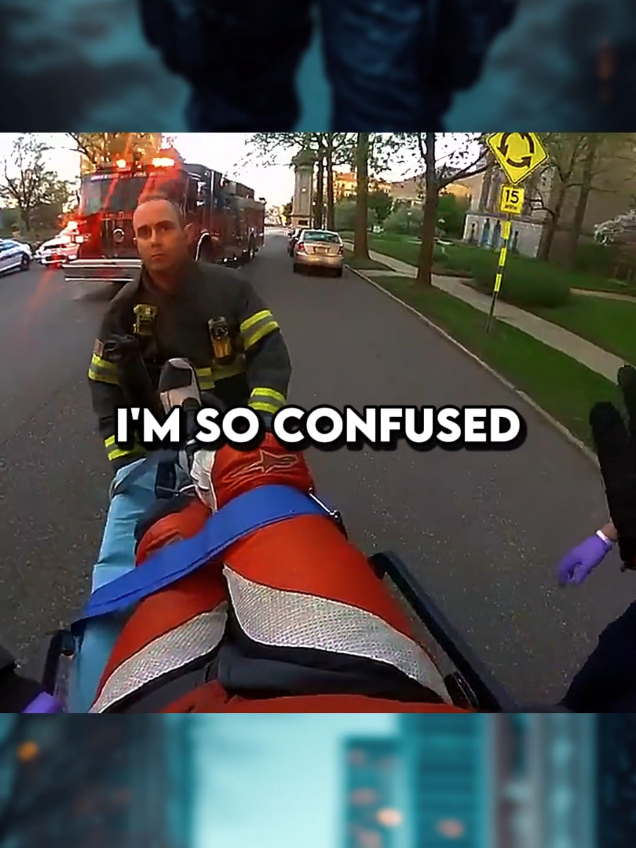 HE LOST HIS MEMORY😨  #bodycam #biker #cop #accident #injury #lostmemory #motorcycle 