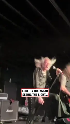 Stage presence goes hard 🔥 (🎥: IG/ vinnyvondoom87) #ladbible #stagepresence #performer #singer #band #elderly #rockstar