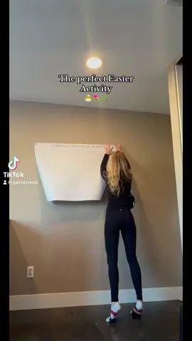 Add this activity to your Easter get together. Pwrfect for kids and adults! #easter #easteractivities #eastereggs #spring #familygames 