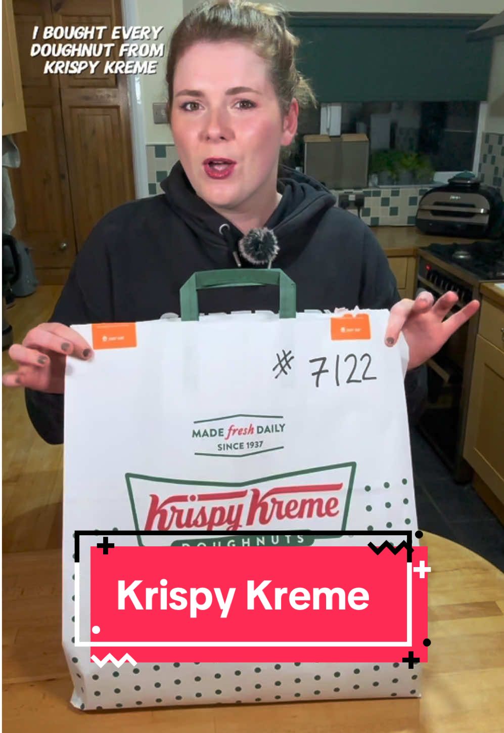 Where’s the raspberry one gone?! And are the bites worth it?  Let me know what I should be reviewing next  #foodreview #foodcritic #ukfood #foodhaul #krispykreme #doughnut 