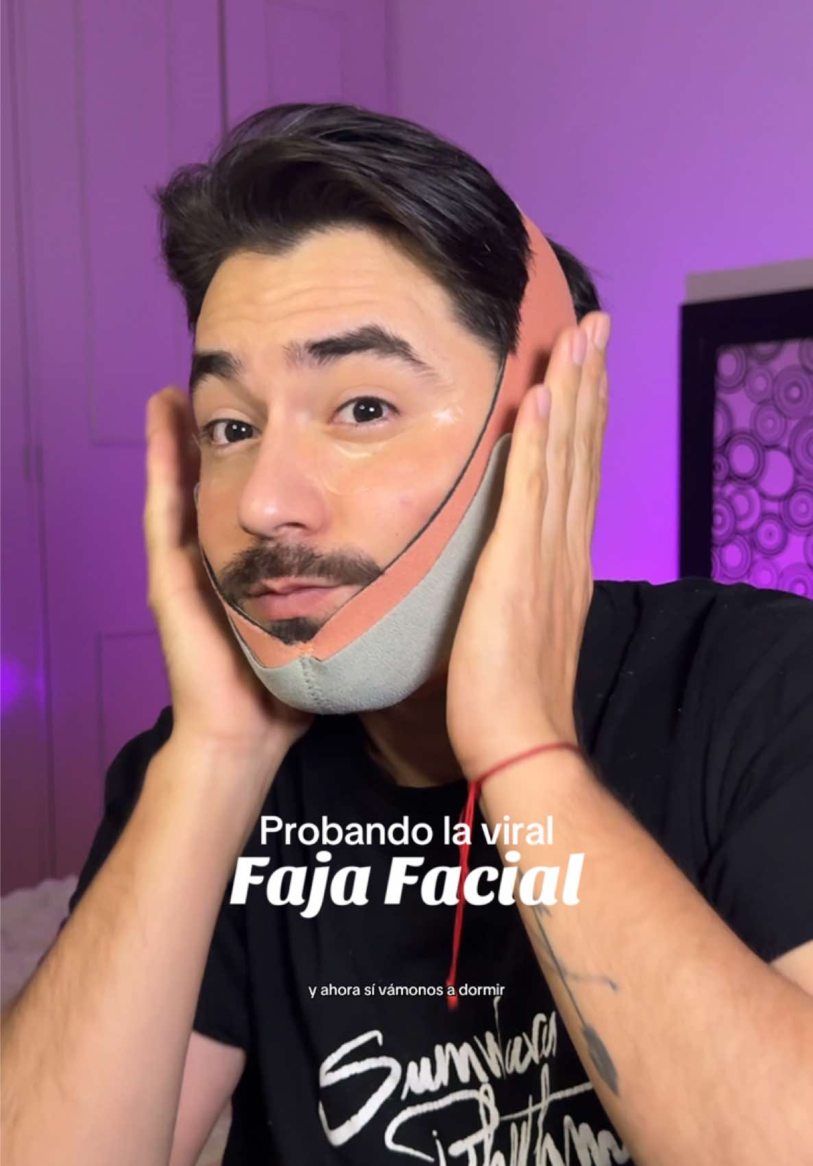 Iniciando el proceso con la faja facial viral🫠 #fajafacial #faja #cuidadodelapiel #papada #fajapapada #correaadelgazantederostro 