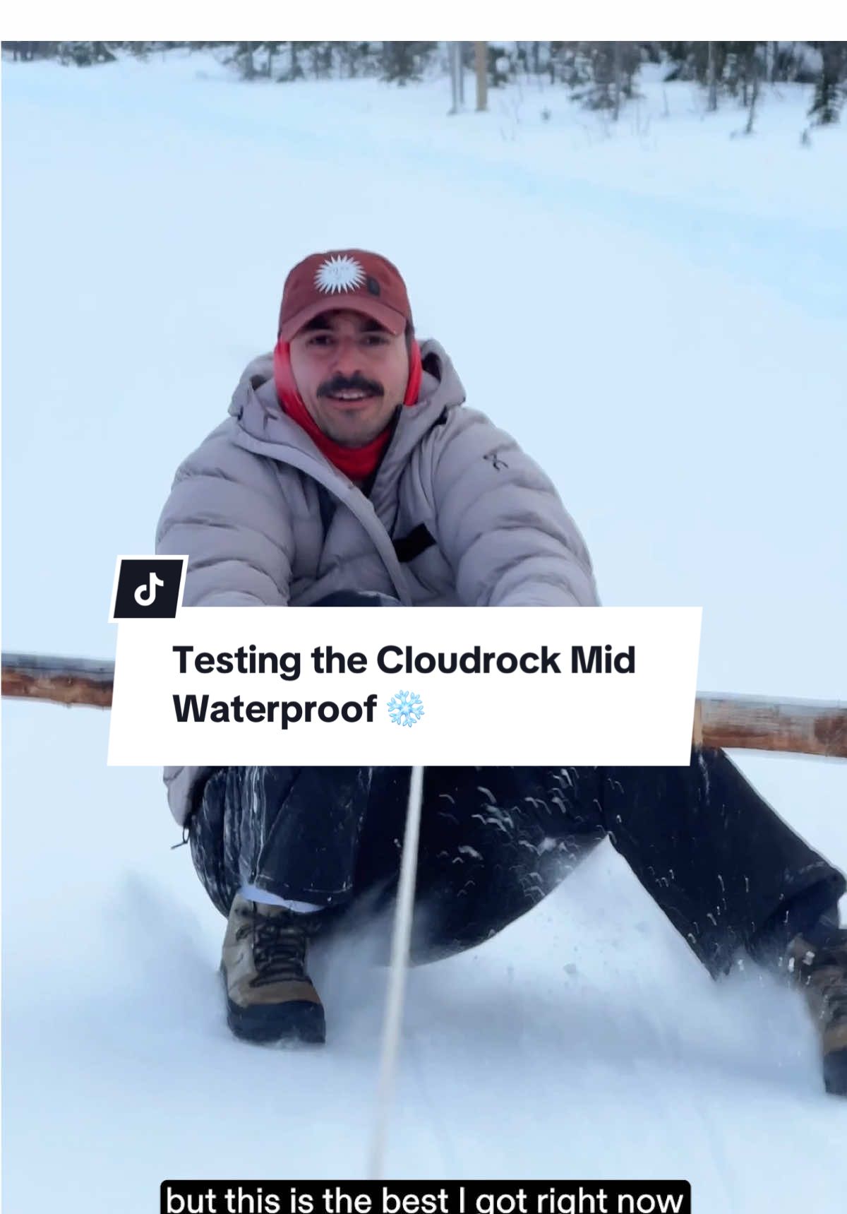 @Ben put the Cloudrock Mid Waterproof to the test in the polar bear capital of the world – where only the toughest gear (and explorers) can keep up. #DreamOn #Cloudrock #Hiking