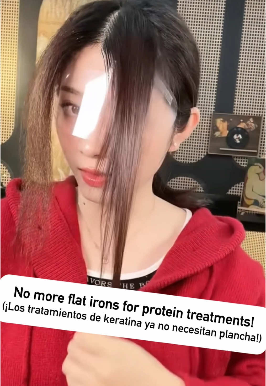 Keratin treatment at home with AngeRose Keratin Hair Mask for smooth and shiny hair!! #keratin #HairCare#HairCarer #hairtok #redhair#redcolor #AngeRose#keratintreatment# hairmask #keratinasinformol #hairtok#hairprotection #hairprotein #collagen #keratin #arganoil #Biotin #BestHairProducts 