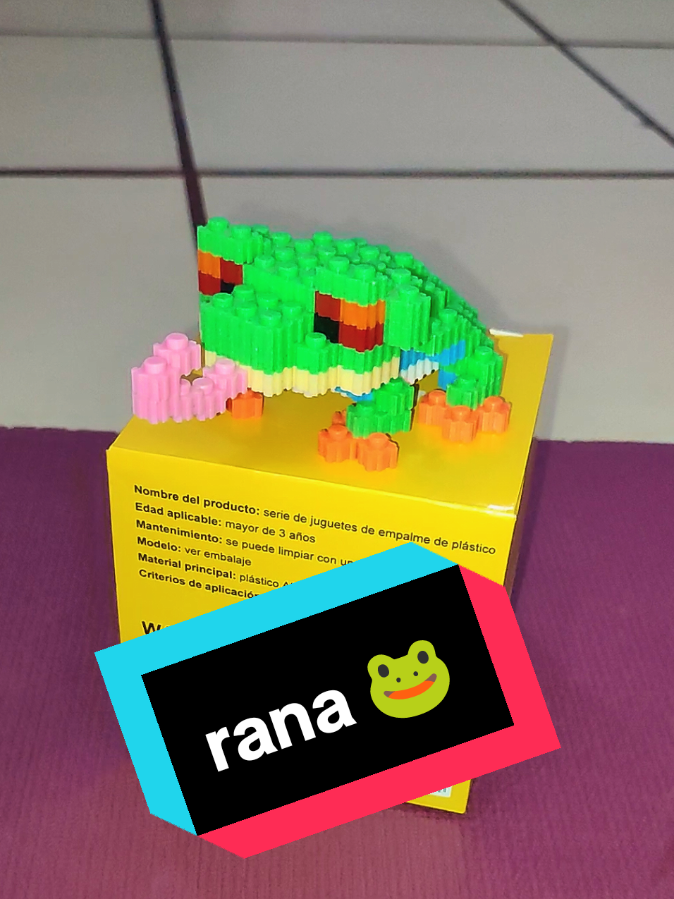 rana  #coleccion #coleccionista #patrones #grupo #b #armable #legochino #caricaturas #peliculas #rana #verde #legos #legoschinos 