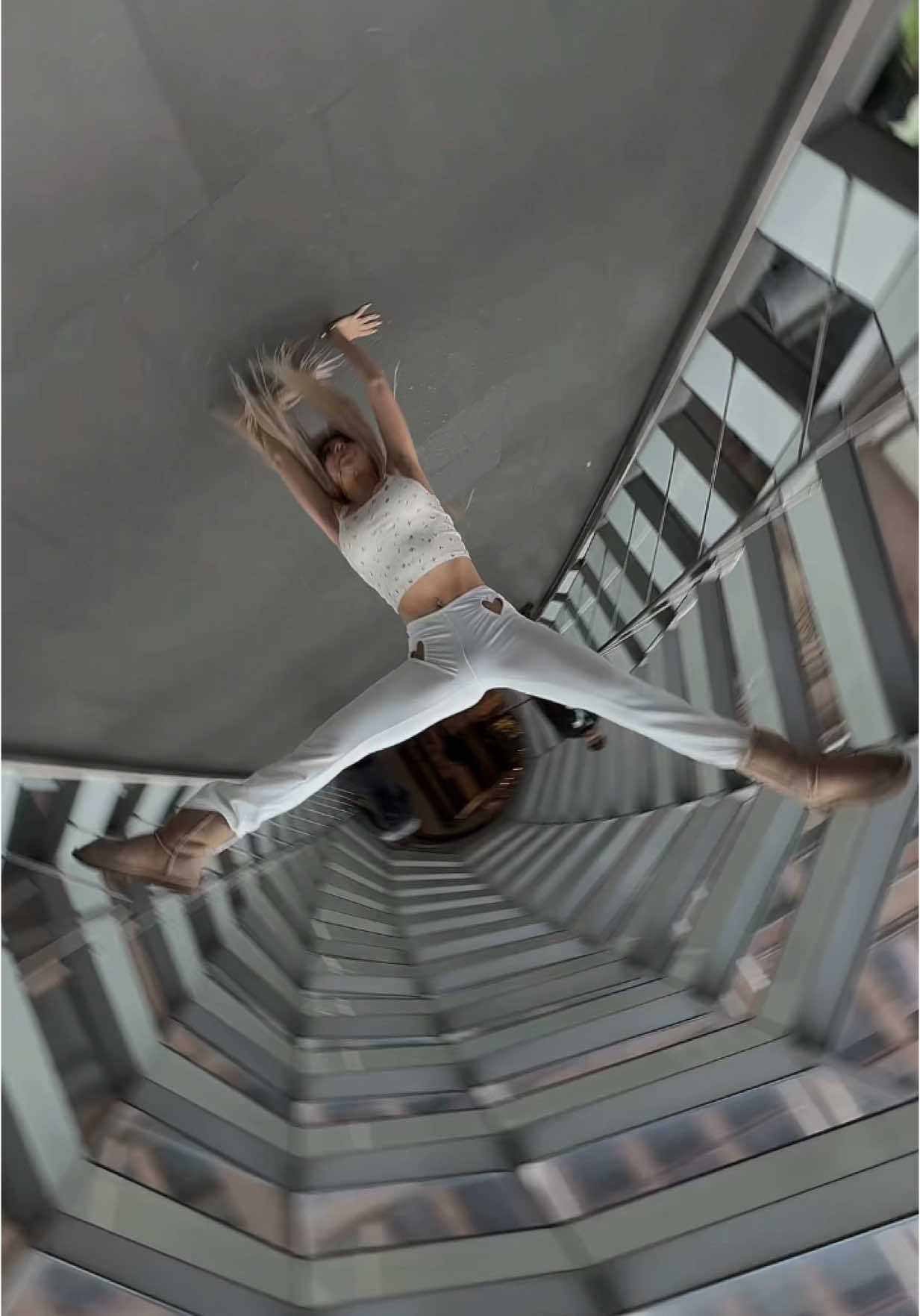 i almost failed on the flip 😭