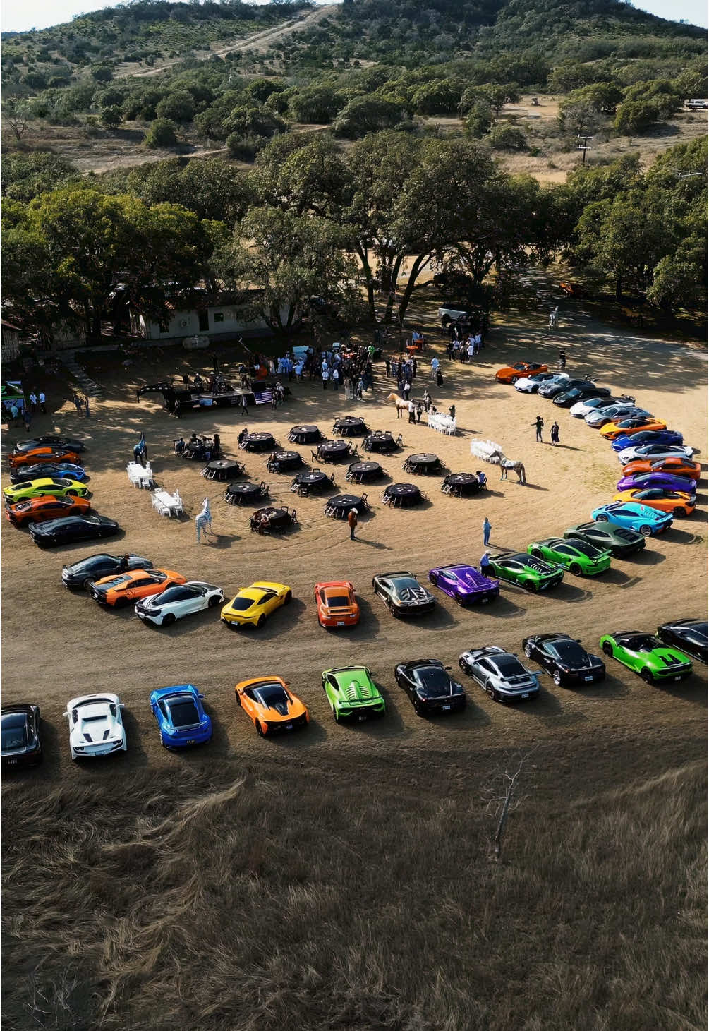 Welcome to Texas! Lone Star Supercars at the legendary Double R Ranch—40+ supercars, 3 helicopters, and 5 police escorts making history!