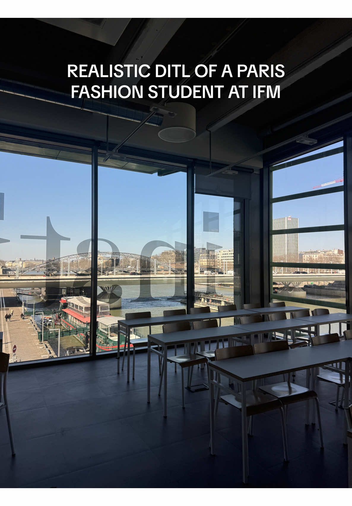 A very realistic day in my life as a luxury fashion management student at @IFMParis!  not pictured are the two additional meetings I took from home after I stopped filming 🤣 #fashionschool #ifm #institutfrancaisdelamode #parisfashionschool #parisdayinthelife #parisfashionweek 