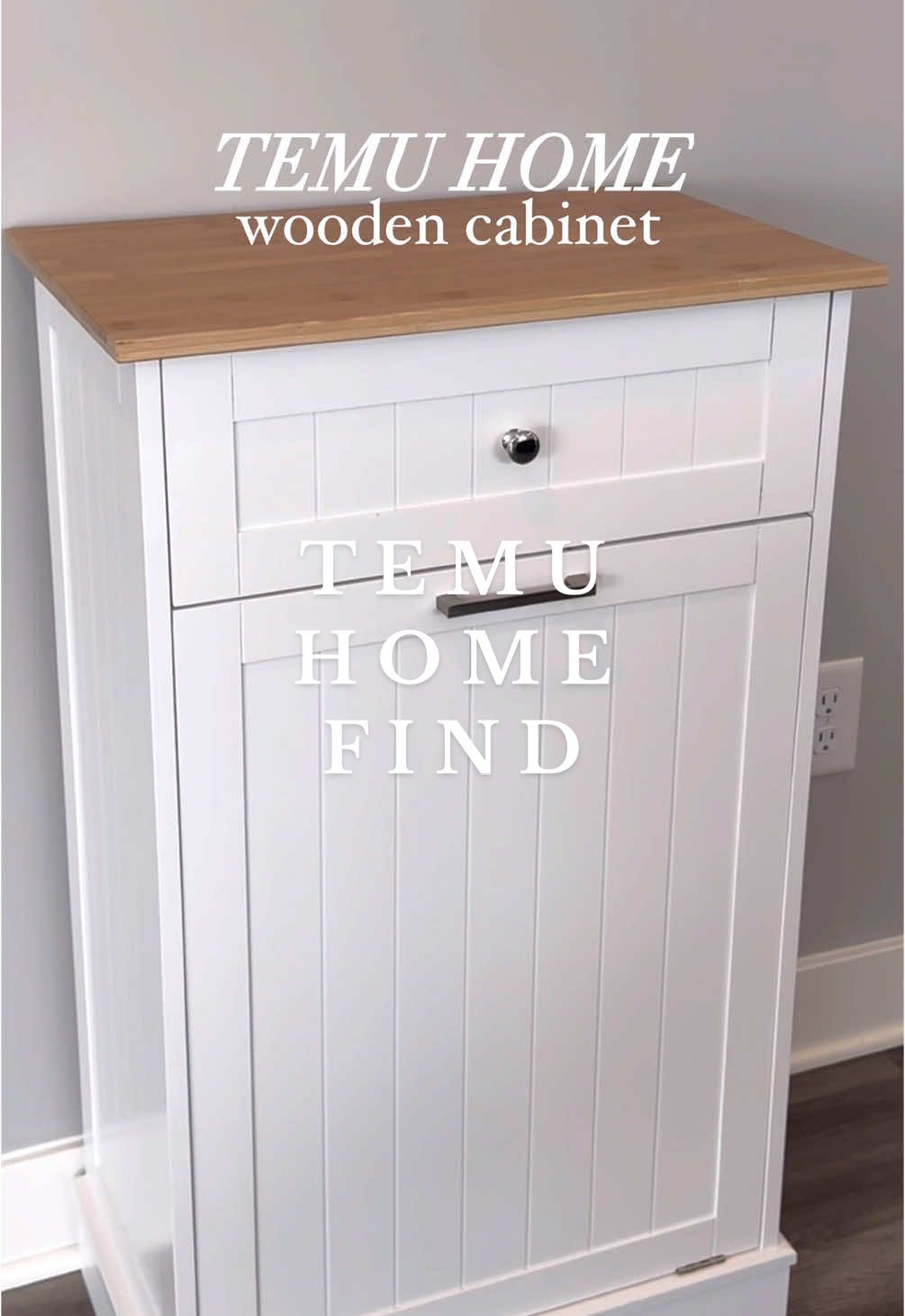 Great way to hide a garbage can in the kitchen🤩Download TEMU app and enjoy  TEMU huge discount with code🔍dwu2735. App new users only with qualifying orders! T&C applies. 🔗 in #temu #temufinds #temuhaul #viral #fyp #trending #shopnow #foryou  #foryourpage #homefinds #storage #trashcan