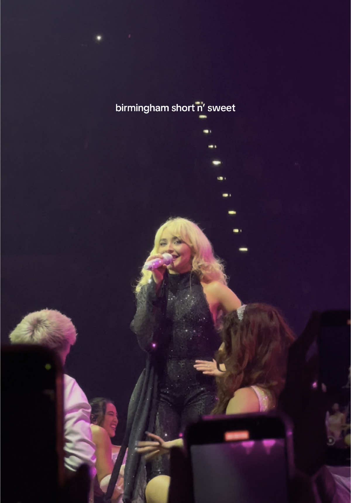 our suprise song and her jumpsuit !!  #sabrinacarpenter #shortnsweet #mammamia 