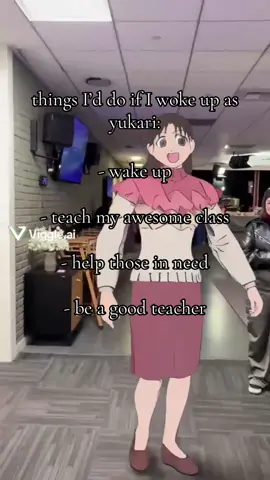 WE would all do this if we woke up as her!  🥀💔#yukari#nyamo#azumangadaioh#real#relatable#funny#kaorin#tomo#sakaki#kagura#osaka#yukarixnyamo#foryoupage 