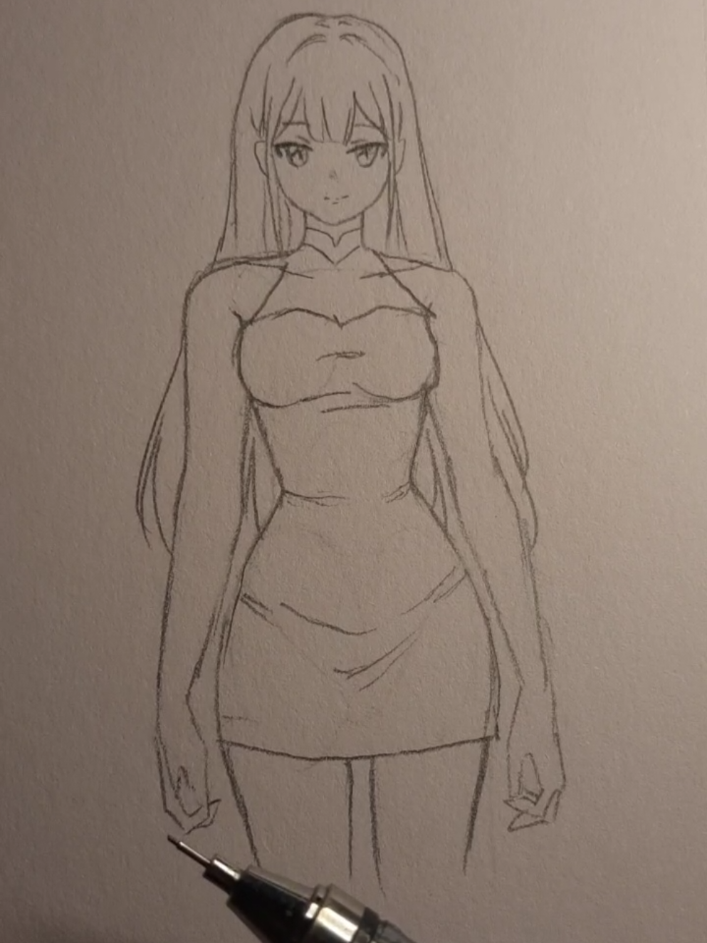 base to draw bodies  #fypシ゚viral #stepbystep #tutorial #Anime #body #arte #anime #sketch #boceto 