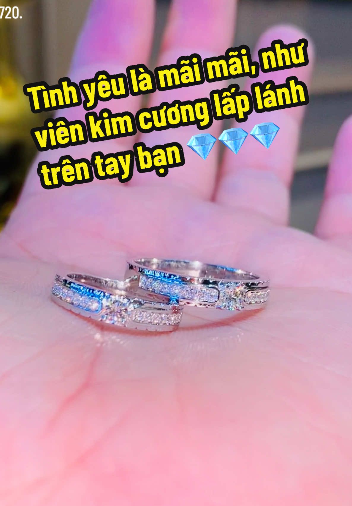 Tình yêu là mãi mãi, như viên kim cương lấp lánh trên tay bạn 💎💎💎 #tamluxury #diamond #jewelry #gia #xuhuong #nhancuoi 