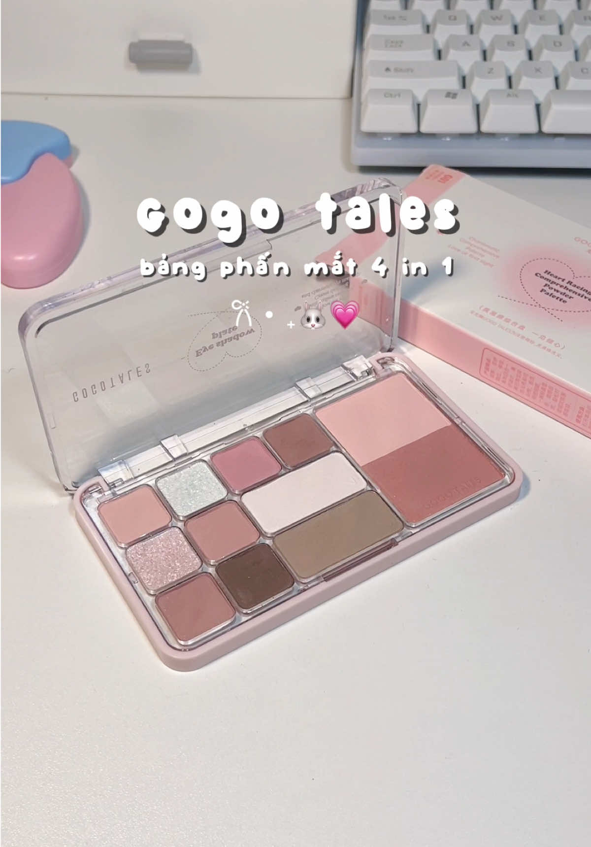 Mê bảng này🐰💗✨ #viral #review #phanmat #gogotales #reviewmypham #unboxing #xhtiktok 