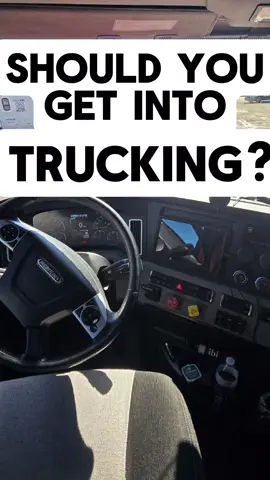 should you get into trucking? thinking about getting a CDL? this is my opinion. #career #truckdriver #trucking #money #business #job #trucker 