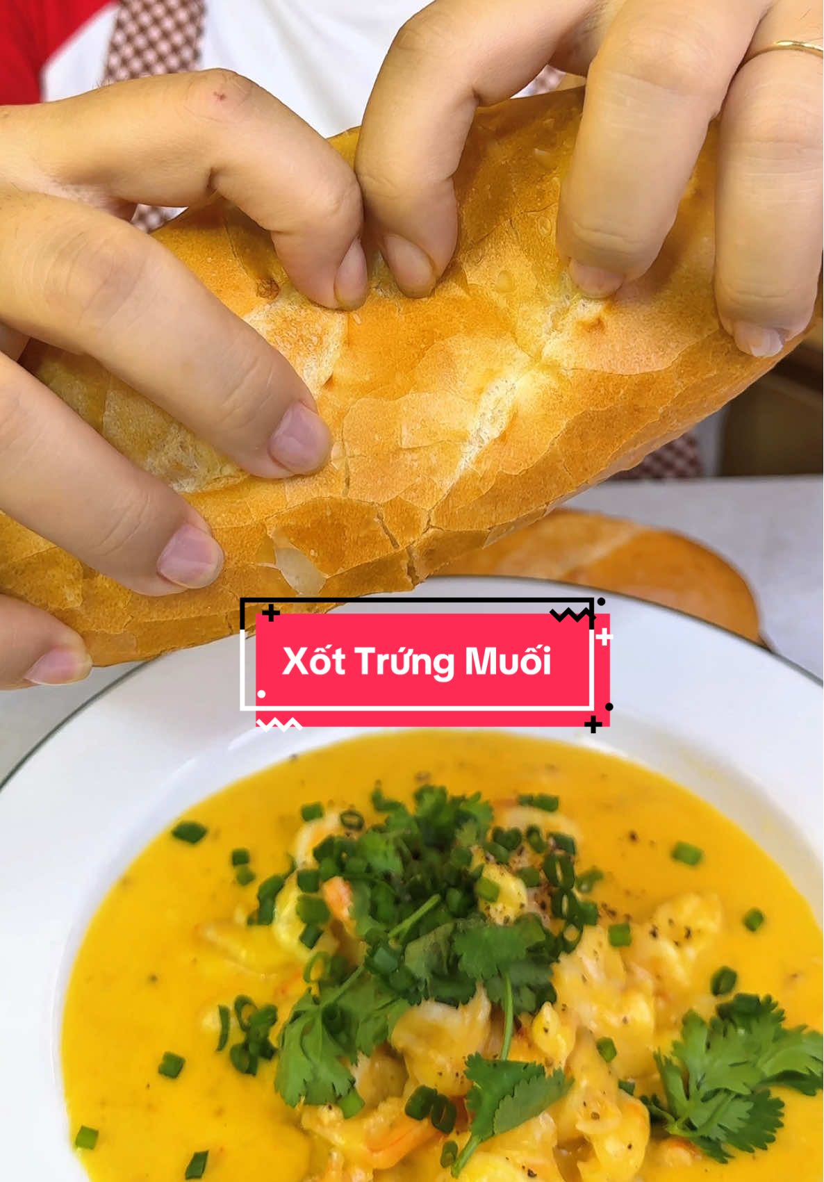 Đầy đâu phải là bỏ ngon... mà là món quá ngon để chấm Với lại bánh mì Tôm sốt trứng muối hoàng kim ##anvat##bepcuagiao##mukbang##tomsottrungmuoihoangkim##sottrungmuoi##sottrungmuoithichcay