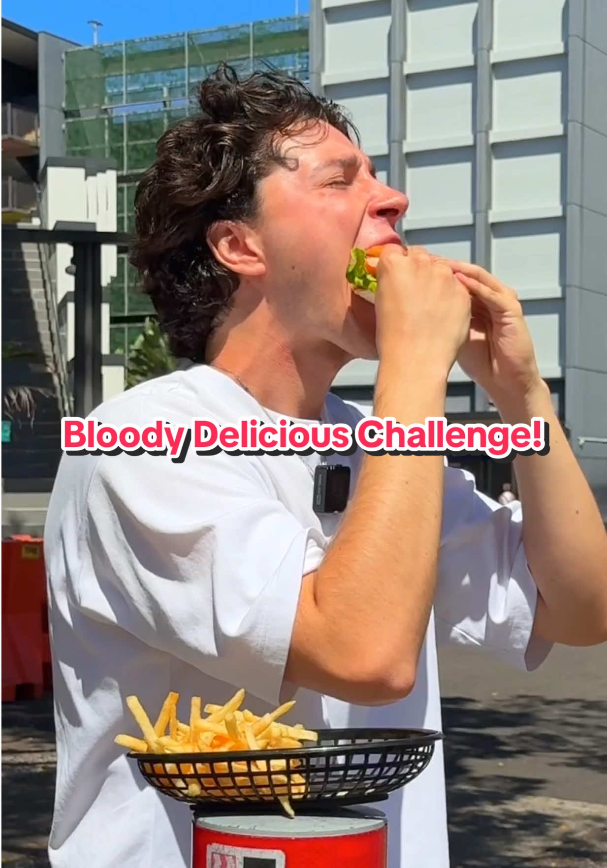 Would You Try The Bloody Delicious Challenge? 😋 As someone who loves a traditional burger, I was skeptical about the Impossible Burger (made from plants) - turns out, I was wrong. Grab yours at @marysgetfat or pick one up at Woolies to make it for yourself at home. @Impossible Foods #Ad #ImpossibleFoods #BloodyDeliciousChallenge 