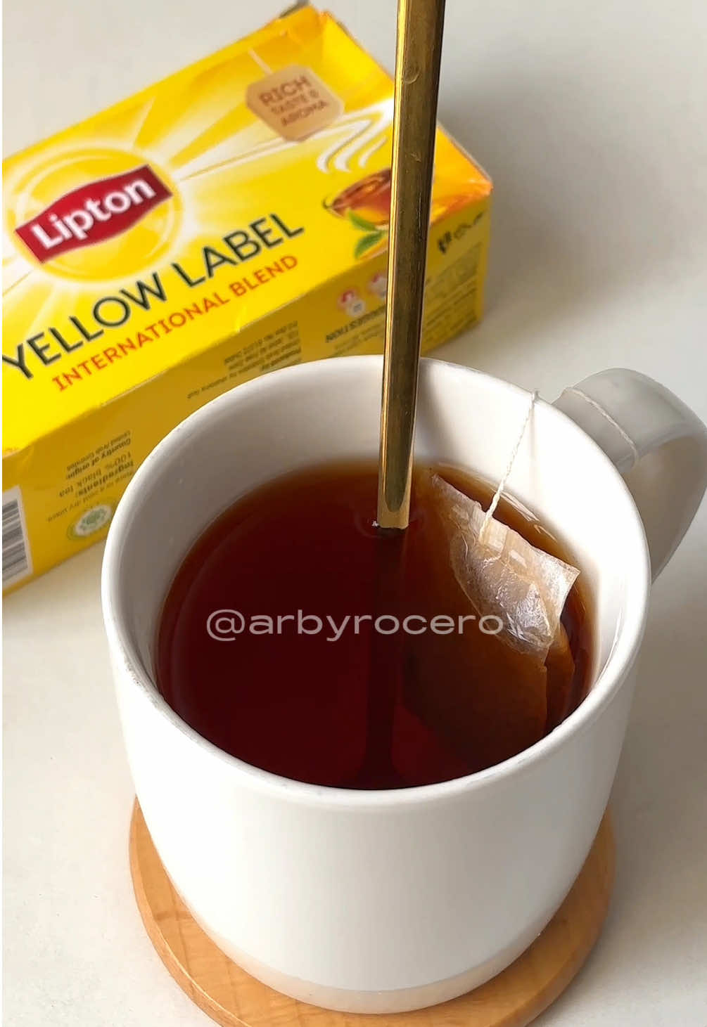 🫖 #lipton #liptonyellowlabel #yellowlabel #tea #hottea 