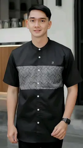 Baju Koko Pria Kurta Kemko Sublim Lengan Pendek Garis Kombinasi #koko #bajukoko #kokokurta #bajumuslim #fashionpria #Ramadan #lebaran #fyp #fashion #viral #xyzabc 