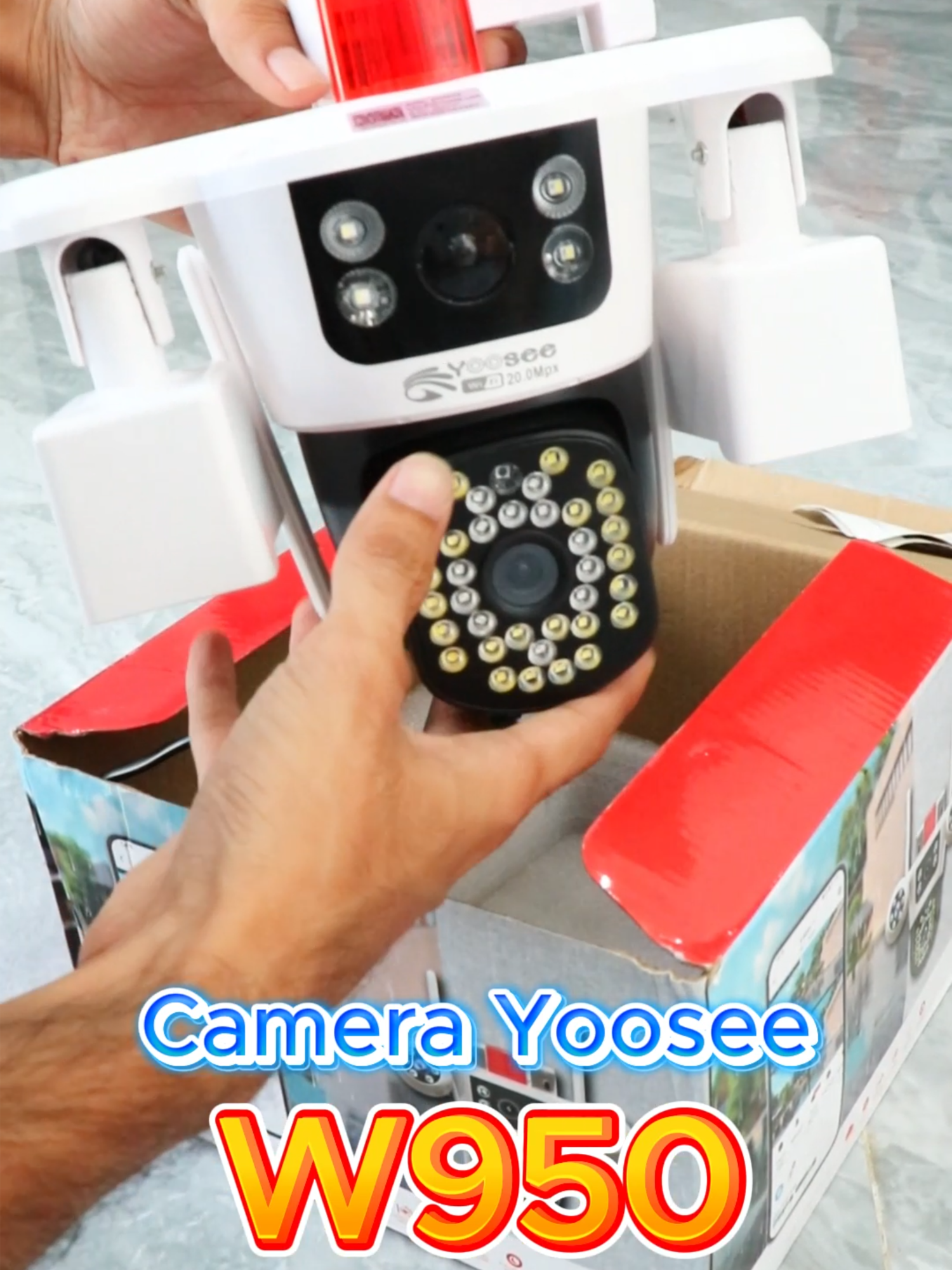 Chỉ cần lắp 1 em camera Yoosee 3 mắt xoay này xem tận 3 hướng siêu NÉT,dễ kết nối  #camerabiettuot #cameraanninh #camerawifi #camerangoaitroi #camerachongtrom #cameraxoay360