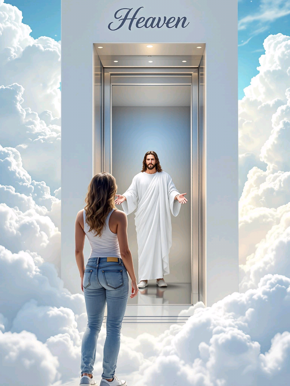 Jesus ist King #jesus #viral #heaven #elevator #lift #clouds #jesusisking #paradise #hug #explore #reels #fy #foryou #fyp #trends #foruyou 