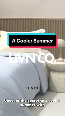Don’t let summer heat get the best of you🔥!!!#LIVNCOforall #LIVNCO #cozy #tiktokshop #TiktokShopRestock #bedroom #comforter #bedding #deals #relaxing #luxury #fyp #comfort #cooling #coolingcomforter 