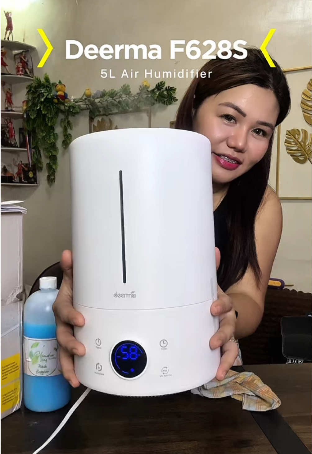 Say goodbye to dry air! 🌿💨 The Deerma F628S 5L Air Humidifier keeps your space fresh, clean, and cozy with UV purification, intelligent humidity control, and aromatherapy! ✨ Perfect for bedrooms, offices, and nurseries! 💖 @Deerma Philippines  #deermaphilippines #deerma  #humidifier #airhumidifier  #deermahumidifier #freshair #purification #airfreshener #essentialoildiffuser #homeessentials #relaxandrefresh #tiktokfinds #smartliving #healthylifestyle #aestheticvibes #appliances 