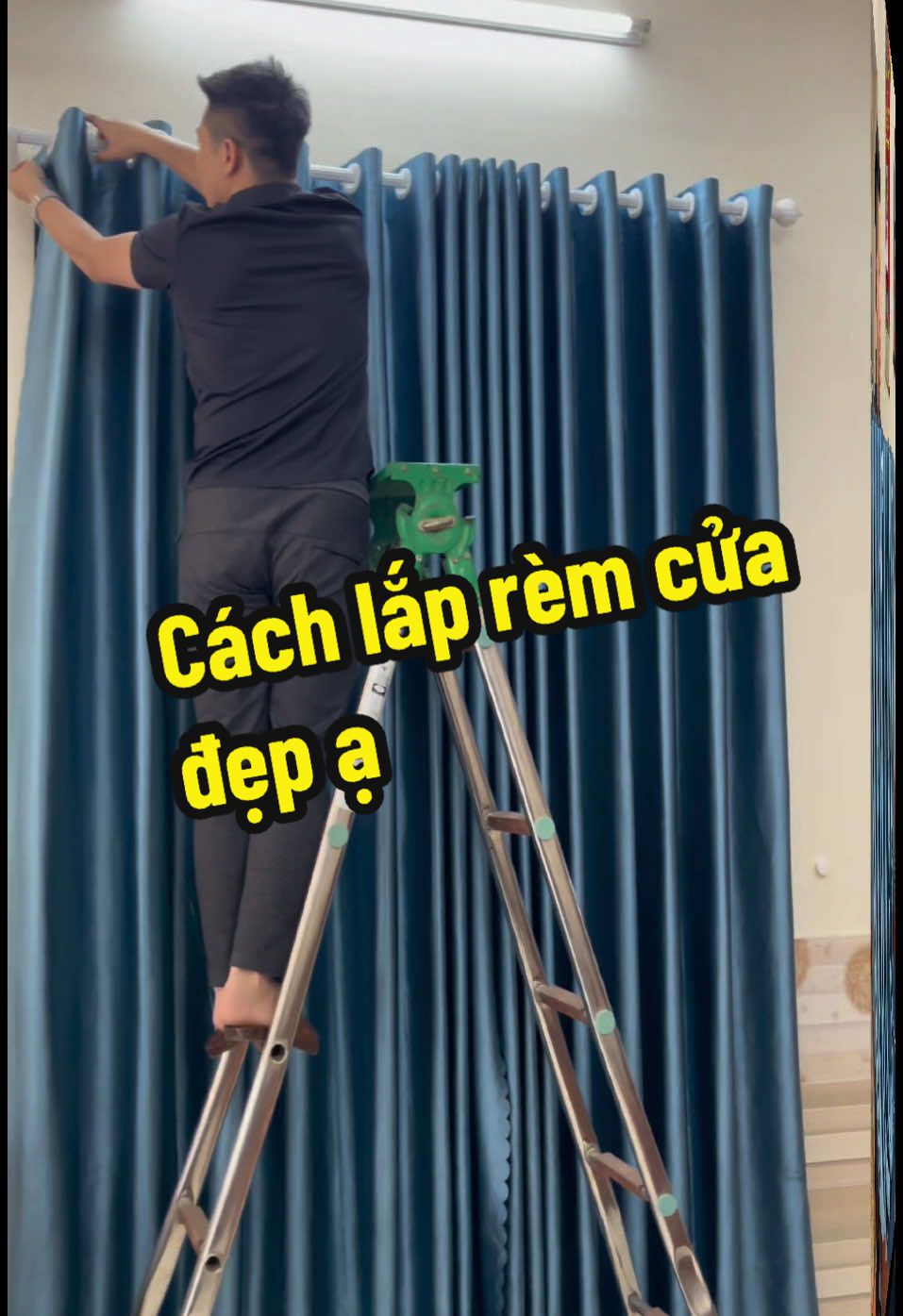 Cách lắp rèm cửa đẹp ạ #remcua #remcuaso #remcuadantuong #cachlaprem 