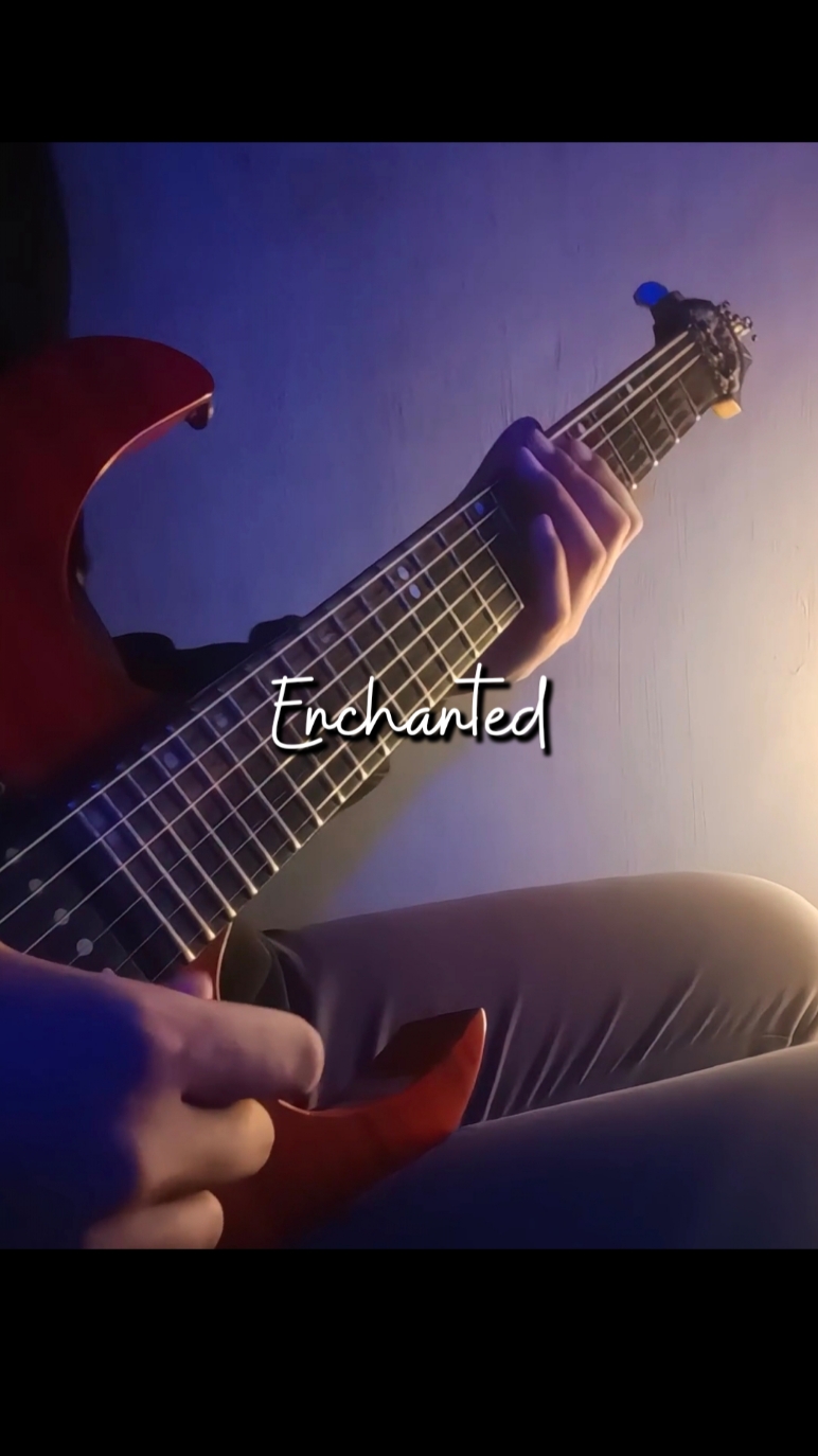 Enchanted - Taylor Swift 🎸 #enchanted #taylorsversion #guitarcover #guitar #electricguitar #electricguitarcover #guitartok #guitarist 