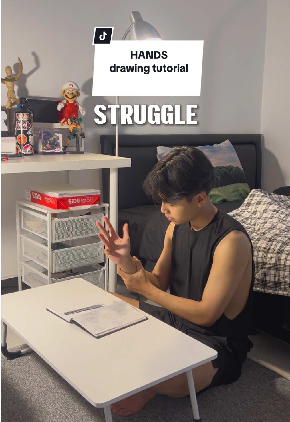 simple step for drawing hands🤙🏻😃 seru banget asli #howtodraw #tutorialgambar #handsketch #ricodwichy #gambartangan #drawhands #draw #sketch 