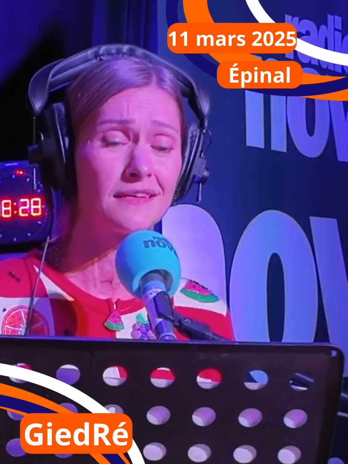 Poétique, décalée, et toujours sincère, GiedRé vous donne rendez-vous pour une soirée inoubliable avec son spectacle 