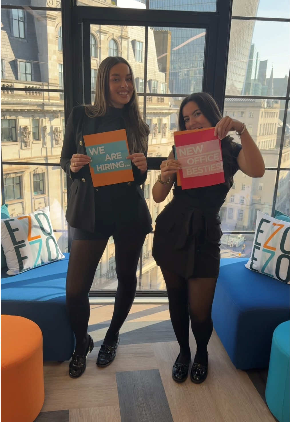 Looking for a new role or some new office besties? Apply now! Link in bio 🙌💙#london #Recruitment #fyp #viral #treanding 