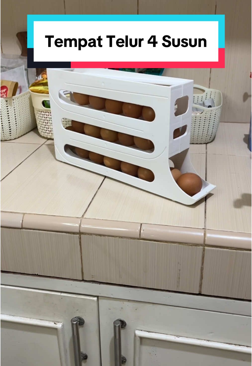 Tempat Telur / Rak Telur susun bentuknya unik bikin dapur makin rapi dan estetik apalagi harganya yang cuma 20 ribuan aja 🤩 #tempattelur #raktelur #raktelursusun #dapurminimalis #dapurestetik #ramadanekstraseru 